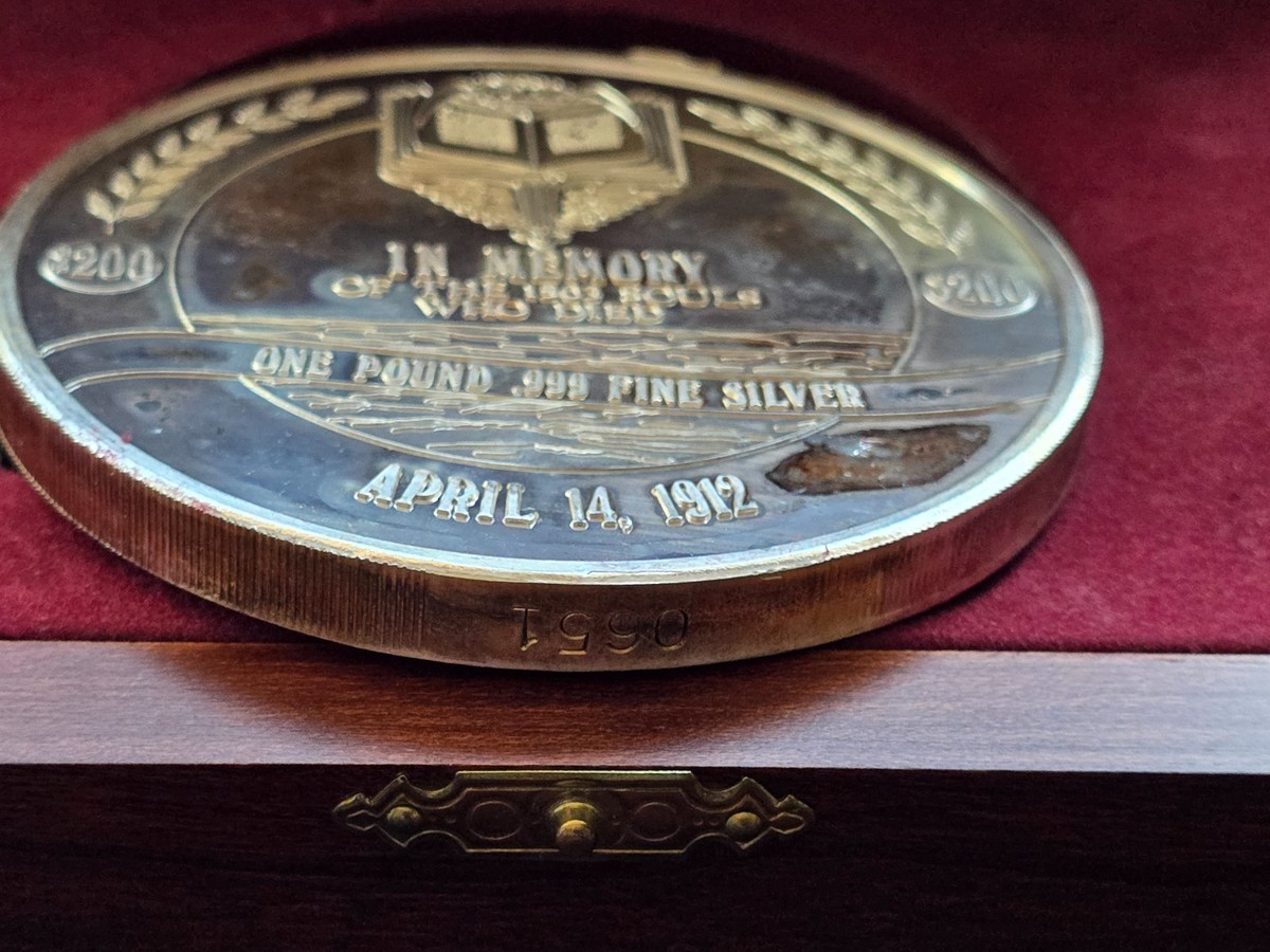 S.S. Titanic Proof Medallion 