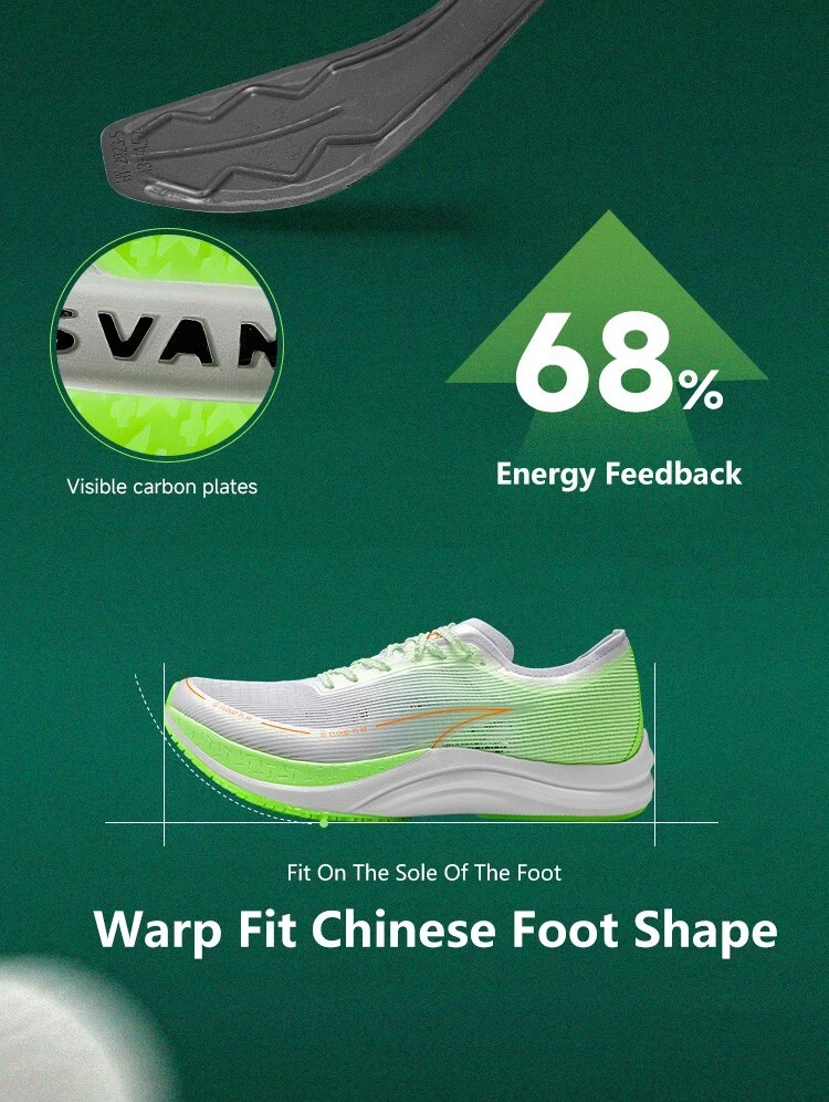 Hombres Placa de Carbono Trail Running Zapatos Mujeres Antideslizantes Con Cordones Gimnasio Zapatos Deportivos - Foto 11 de 110