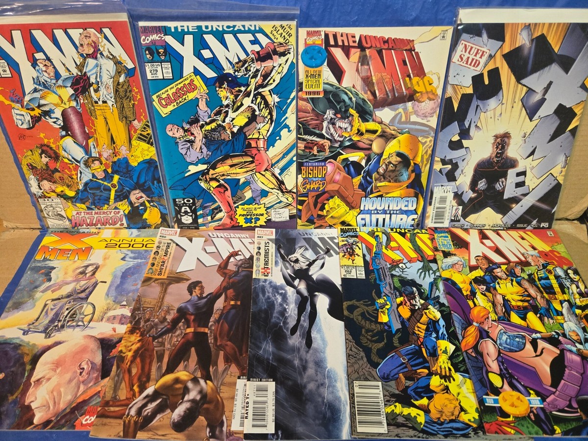 10 VARIOUS X-MEN COMICS; UNCANNY X-MEN, BISHOP, X-MEN 96', X-MEN