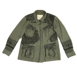 jaqueta verde militar