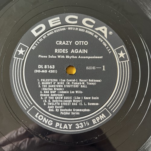 CRAZY OTTO RIDES AGAIN VINYL LP RECORD ALBUM – DECCA RECORDS DL 8163 VG+ - 第 8/11 張圖片