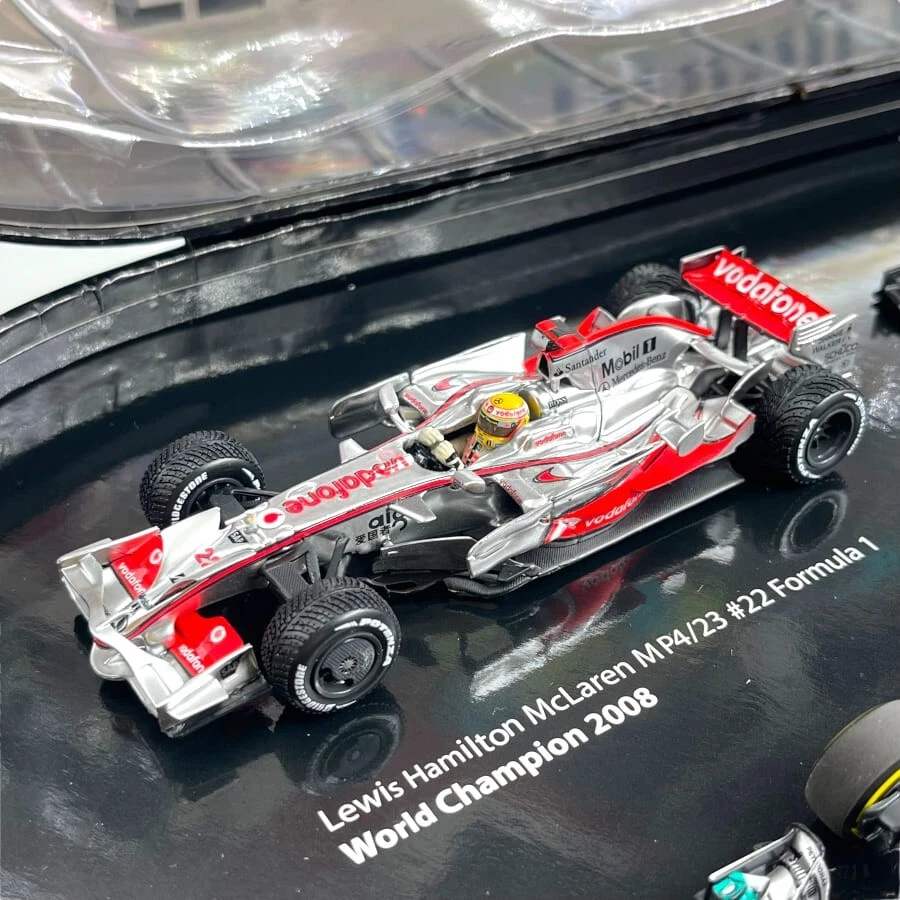 MINICHAMPS SCALA 1:43 MODELLINO AUTO LEWIS HAMILTON SET 7 CARS WORLD CHAMPION F1 - Immagine 4 di 4
