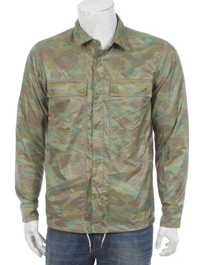 RARE 2014 GLOBAL MASTER CLOTH OAMC veste légère camouflage blanc cassé suprême