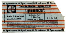 Ticket Pokal Hertha BSC Berlin - FV W&uuml;rzburg 04 1980/81