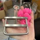 Male Ball Crusher Ball Stretcher Testicle Scrotum Clamp CBT Squeeze Ring Slave