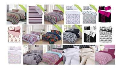 Luxus weich Ganzjahres bedruckt 100 % Polycotton Multi Design Bett-/Bettbezüge