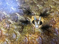 4 V Fly Size 14 Ultimate RV Sparkle CDC Super Hawthorn Dry Trout Flies