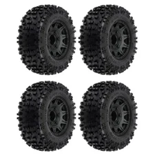 Pro-Line Badlands 2.8" All Terrain Tires/Wheels (4) Stampede/Rustler 2wd/4wd F/R