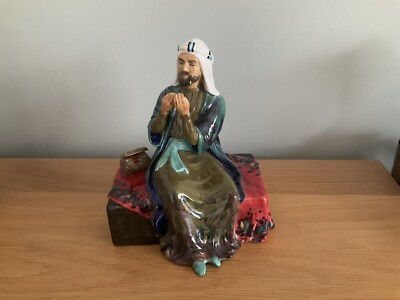 Reg Johnson The Studio Potter handbemalte Figurenfigur ''The Merchant''