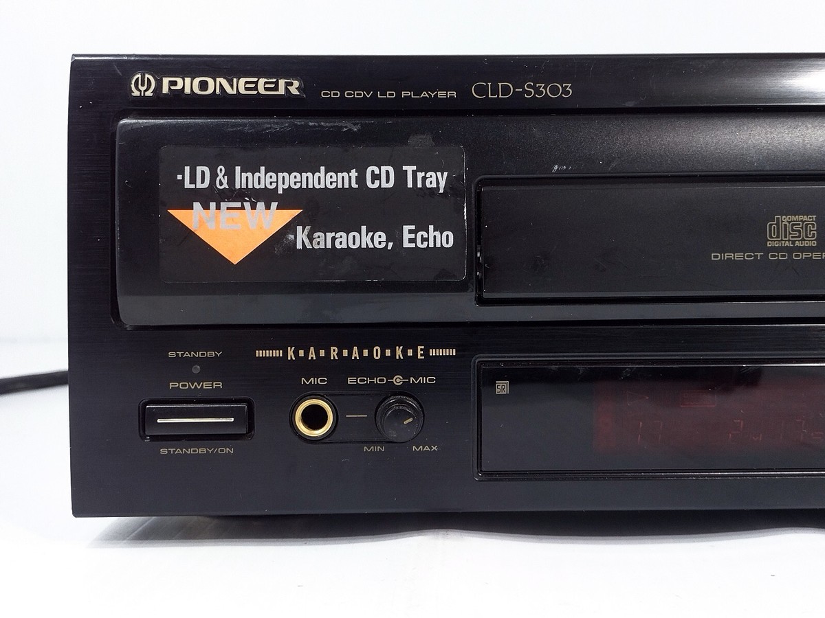 Pioneer CLD-S303 LaserDisc CD CDV Karaoke Player No Remote | eBay
