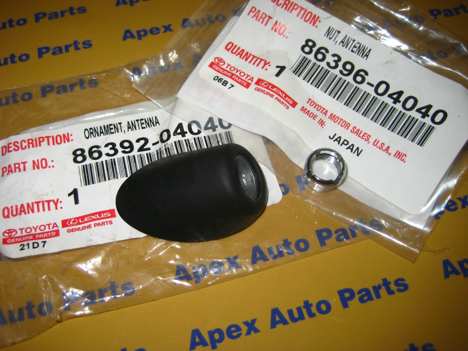 Toyota Antenna Base Rubber and Nut Genuine Toyota OEM 20052015
