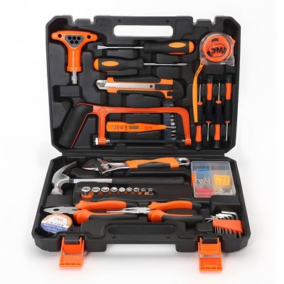 82-Piece Home Tool Kit: Complete Set of Essential Tools for DIY Repair & Main...