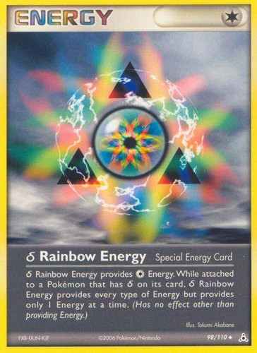 Rainbow Energy Trainer 98/110 Non Holo EX Holon Phantoms 2006