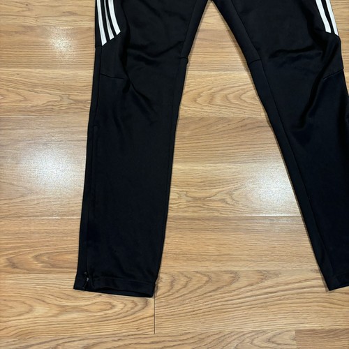 Adidas Tiro 17 Track Pants Black White Tapered Athletic Soccer BS3690 Youth Sz L - Picture 6 of 11
