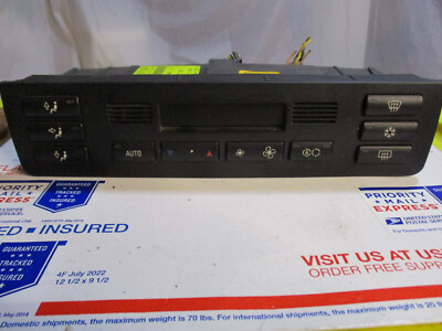   2002 330Ci TEMPERATURE AC HEAT AIR CLIMATE CONTROL UNIT SWITCH DEFROSTER AUTO