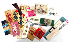 Sewing Accessories Bundle Scissors, Zippers, Buttons etc. Vintage