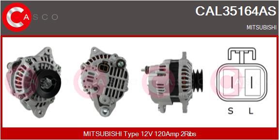 Casco Lichtmaschine Generator 120A 12V FüR Mitsubishi Pajero III 3.2 DI-D-image