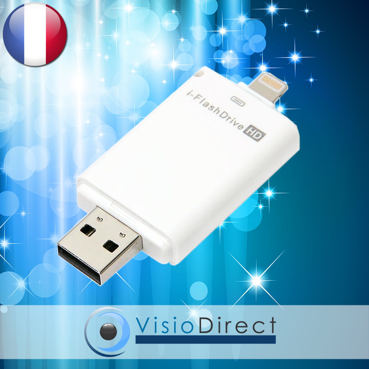 Mémoire insuffisante sur iPad Air ? Clé flash drive externe 64Go USB pour étendre votre stockage