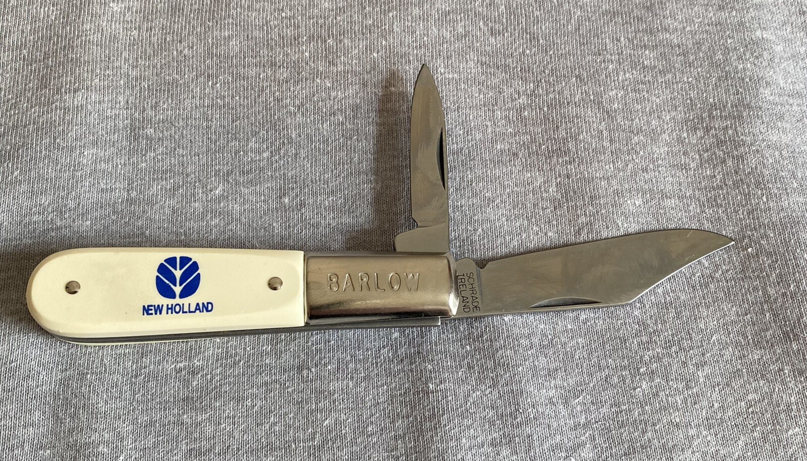 New Holland Collectibles Barlow Pocket Knife Two Blades Drinking Glass