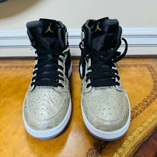 Air Jordan 1 Zoom Air CMFT GC Sz 11 Gold Laser Concord Black DQ0659 Sneakers NEW