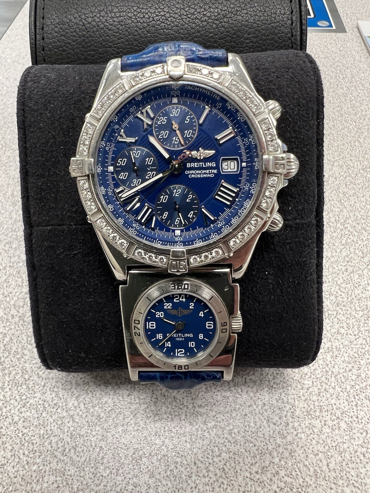 Breitling Chronometer Crosswind With Diamonds (Fa… - image 2