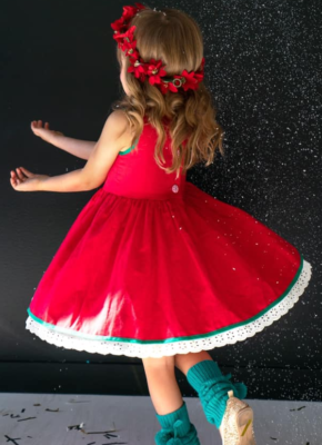 navy blue dress for baby girl How To Style A Dress For Wintery Days