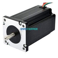 Nema 24 Stepper Motor Unipolar/Bipolar Dual Shaft 3.4Nm/2.8Nm 1.8&deg; 3A D-cut CNC