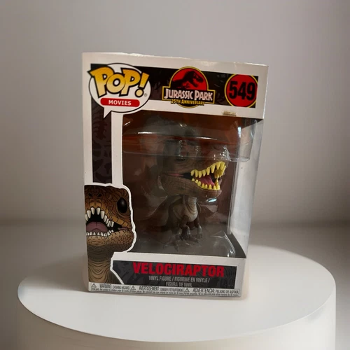 Funko # 549 Vinyl Pop! JURASSIC PARK 25TH ANNIVERSARY VELOCIRAPTOR RAPTOR DINO