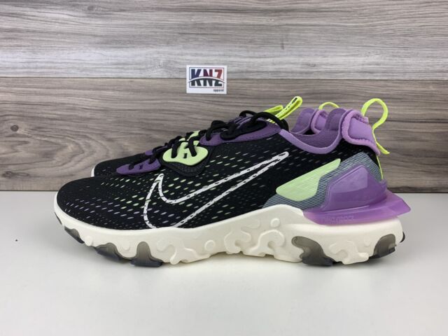 NIKE React Vision Purple Black Sail Smoke Running | size 10.5 | CD4373 002 NWB | eBay