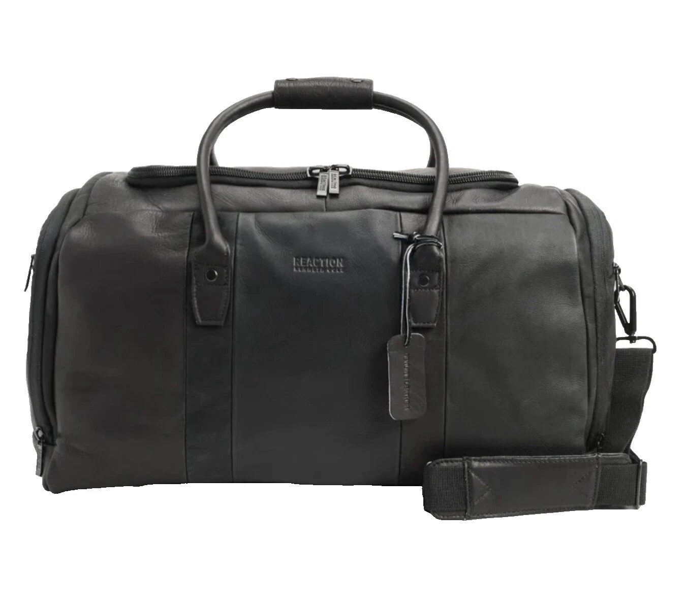 Bolsas Kenneth Cole Reaction Cuero Negro para Hombres