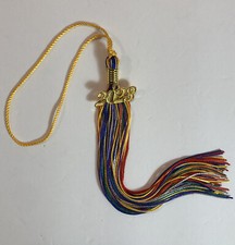 Rainbow 6 Color Graduation Tassel With Gold Date Drop 2023 FUN UNIQUE GRAD