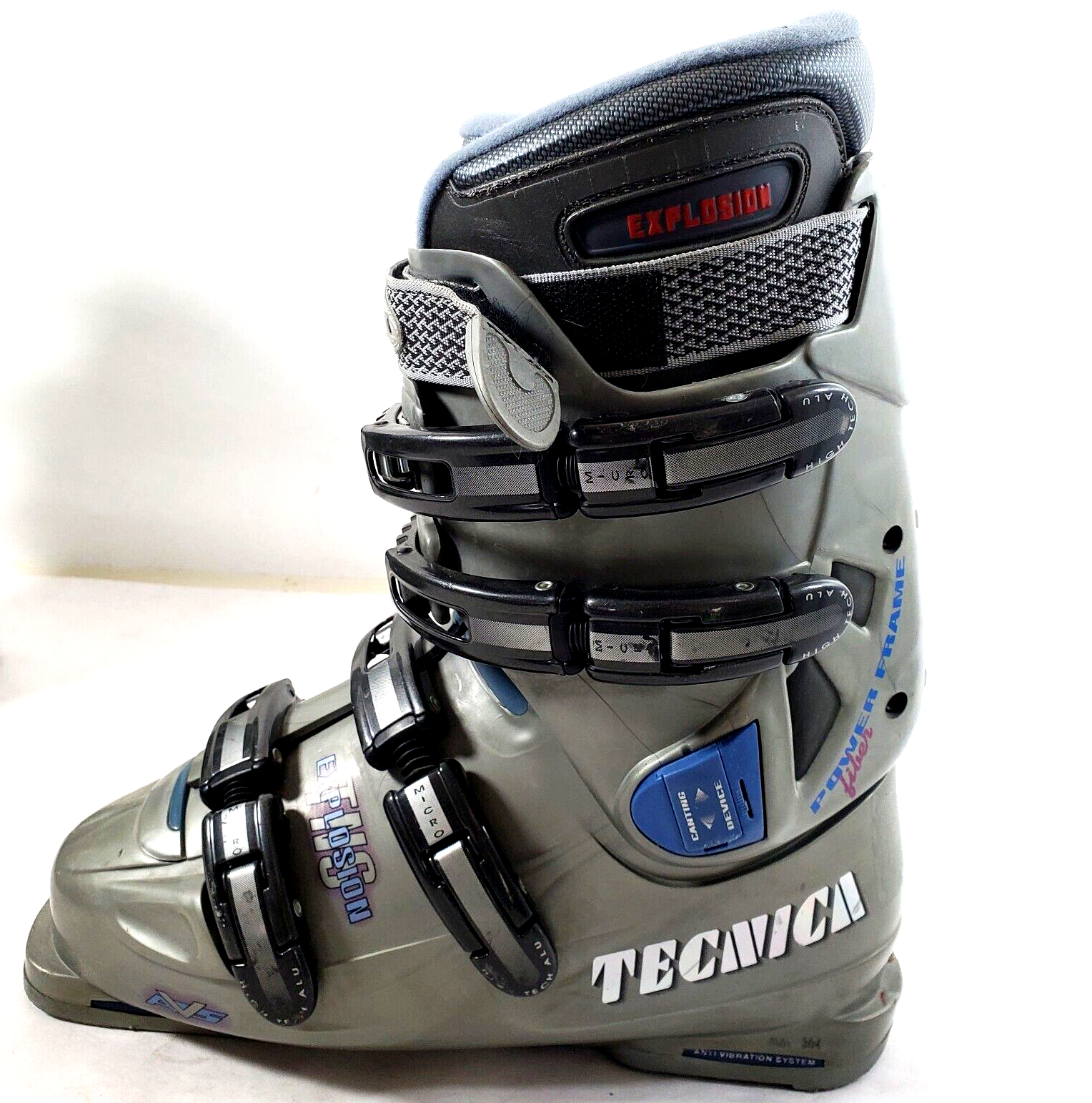 SALOMON Scarponi da sci Tecnica TNS Explosion misura 6 7 5 grigio argento AVS Curve Control