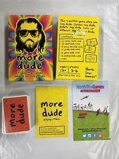 North Star Games More Dude Ages 13+ Board/Card Game Complete 2018 Cards Big L