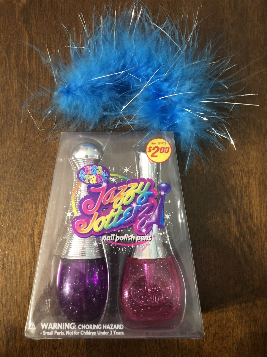 筆記具 Jaz Lee Lisa Frank Jazzy Jotterz Nail Polish Pens UNOPENED