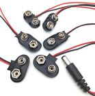 <!--F#f_0-->9V Battery Snap Clip Male DC Power Plug jack Arduino Connector to 2.1mm DC Plug<!--F/-->