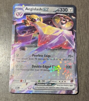 Aegislash EX - 135/182 - Ultra Rare - Paradox Rift - Pokemon TCG