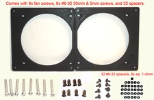 240mm Radiator +2x 120mm Fans to 2x 140mm Fan Slots Mounting Bracket Adapter Mod