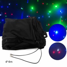 13x13FT Wedding Stage Backdrop Star Curtain Cloth Birthday Party Background USA