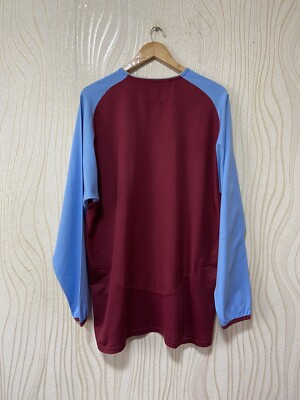 ASTON VILLA 2003 2004 HOME FOOTBALL SHIRT SOCCER JERSEY LONG