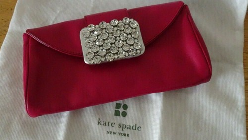 Kate Spade New York kleine Gemma Clutch mit Kristallschmuck und Staubbeutel neu mit Etikett - Bild 9 von 19