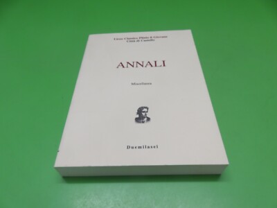 Annalen Einschulung Classic Plinius Die Junge - Città di Castello