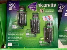 AiWaWa CA, Nicorette QuickMist Fresh Mint 150 sprays Each x 3 Pack