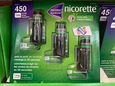 AiWaWa CA, Nicorette QuickMist Fresh Mint 150 sprays Each x 3 Pack