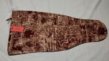 Small 1/8 - 1/16 Violin Dust Cover Bag By Baba NWT Brown Art Design