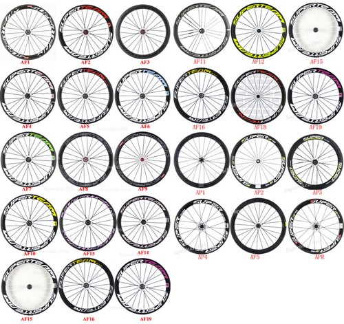 50 mm ruedas de carbono bicicleta de carretera rodamiento de cerámica buje clincher bicicleta juego de ruedas 700C - Imagen 11 de 12