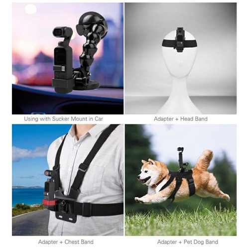 Aluminum Alloy Expanding Fixed Holder GoPro Adapter For DJI Osmo Pocket Camera E - Picture 13 of 17