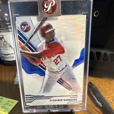 2024 Topps Pristine Blue Refractor /75 Vladimir Guerrero #41 HOF 1pr8
