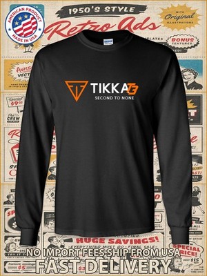 New Tikka Sako Rifles T3X Logo Men's Long Slevee T-Shirt American T-Shirt