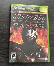 Cover Art And Box For Ninja Gaiden Black - Xbox. Game NOT included & No Manual.