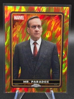 Mr. Paradox 2025 Topps Chrome Human Torch Parallel Card /39